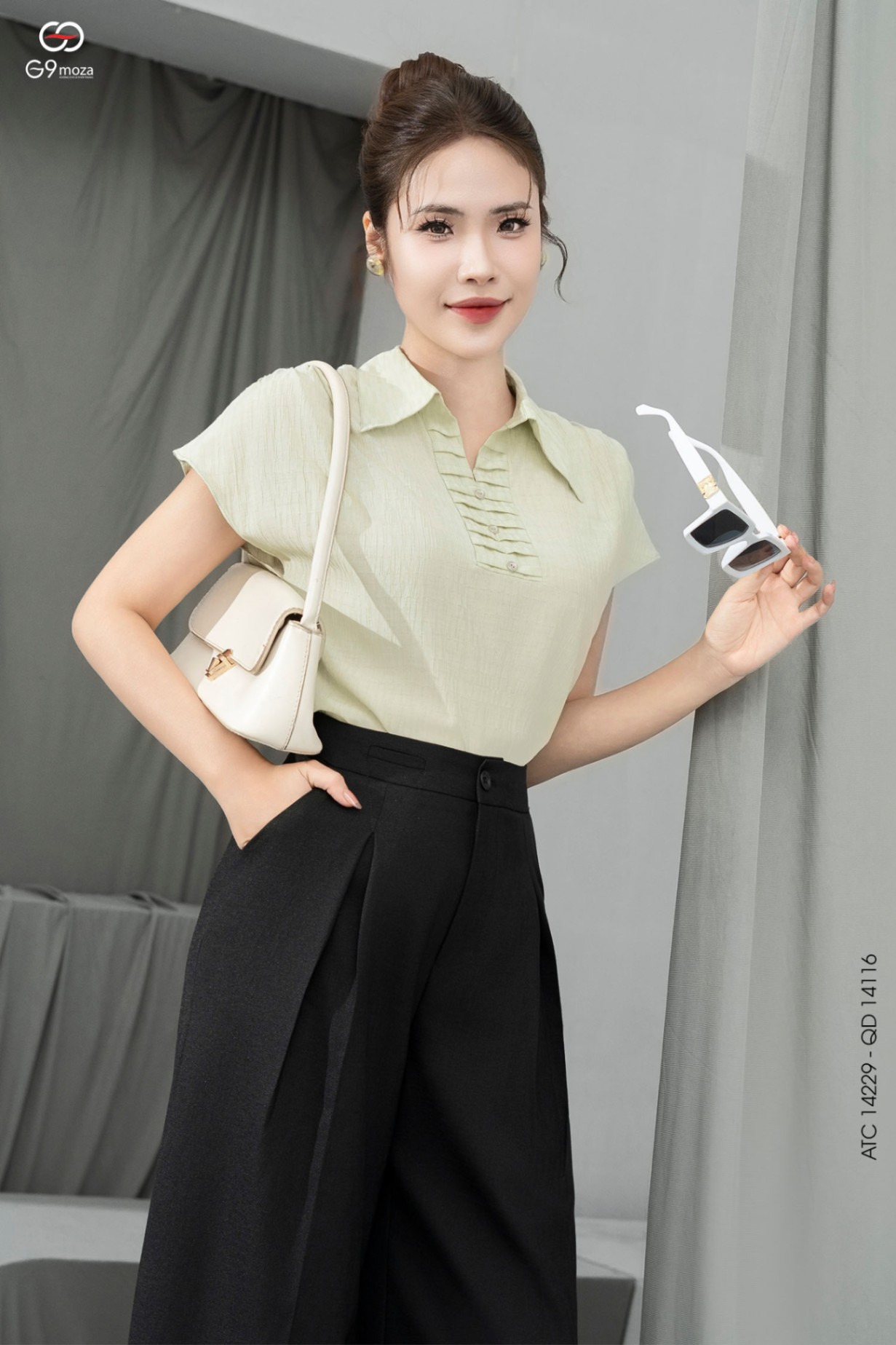 Áo sơ mi tay cộc 25S11ATC14229-1